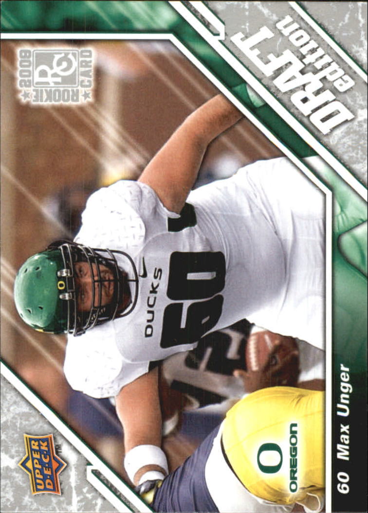 2009 Upper Deck Draft Edition #47 Max Unger RC