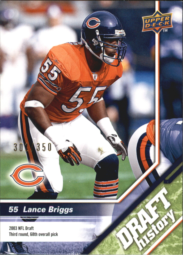 2009 Upper Deck Draft Edition Green 350 #197 Lance Briggs