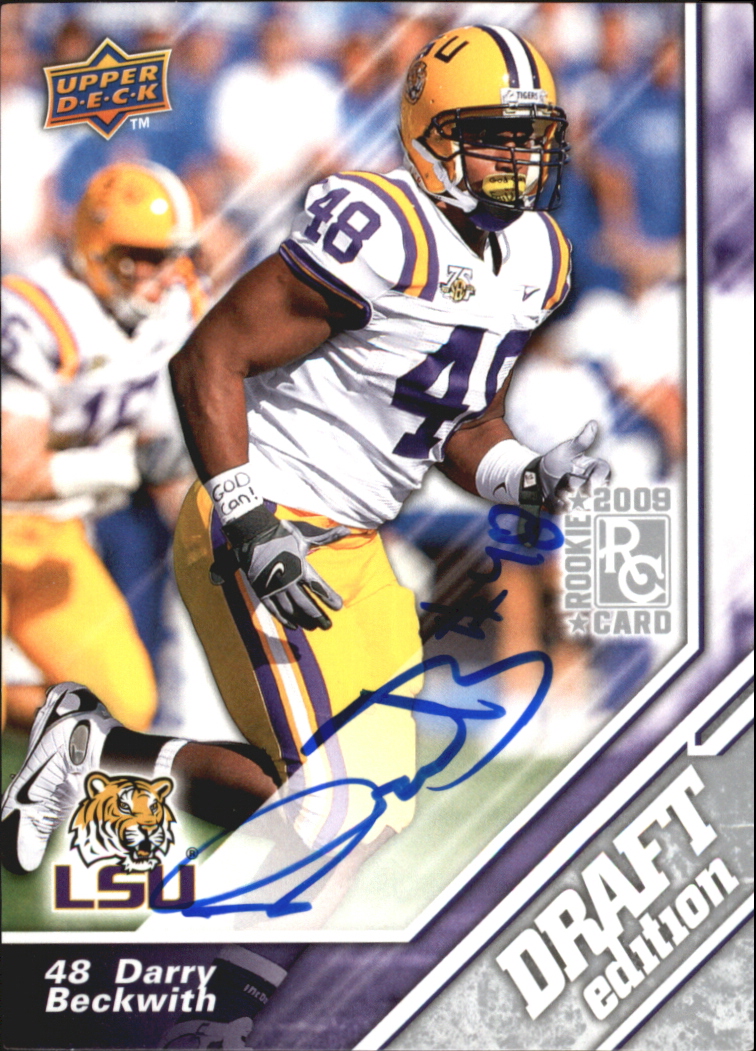 2009 Upper Deck Draft Edition Autographs Silver #59 Darry Beckwith