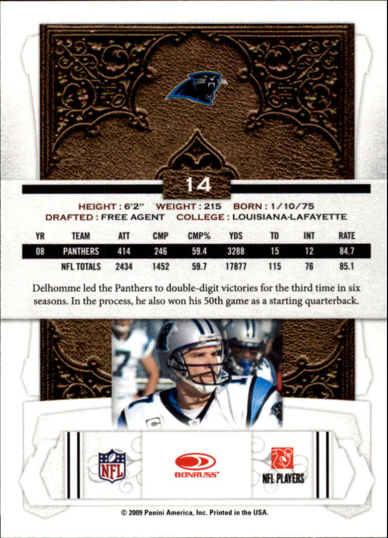 2009 Donruss Classics Football - Picture 21 of 141