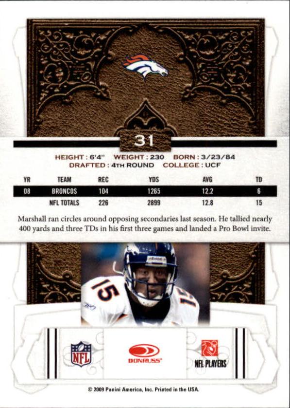 2009 Donruss Classics Football - Picture 43 of 141