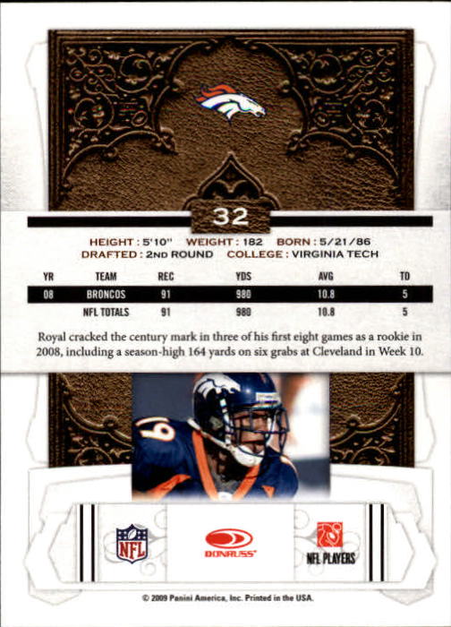 2009 Donruss Classics Football - Picture 45 of 141