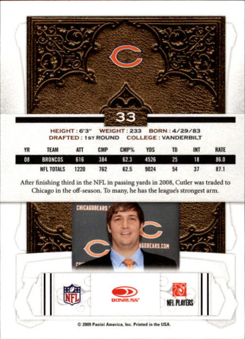 2009 Donruss Classics Football - Picture 47 of 141
