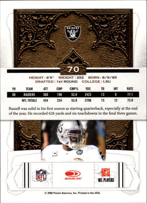 2009 Donruss Classics Football - Picture 97 of 141