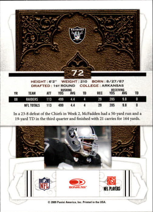 2009 Donruss Classics Football - Picture 101 of 141