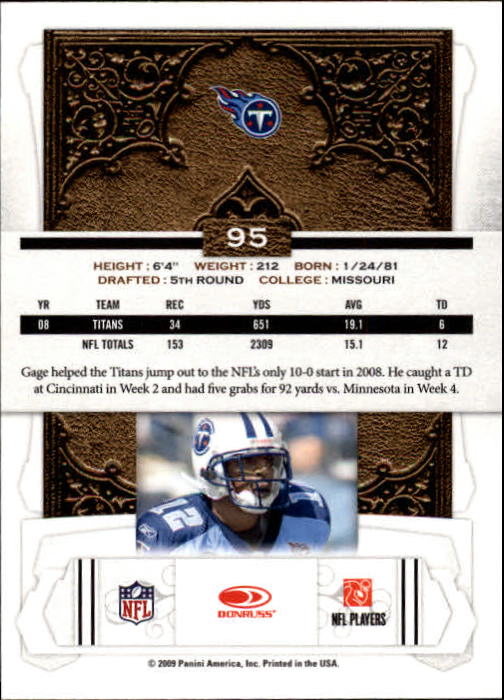2009 Donruss Classics Football - Picture 135 of 141