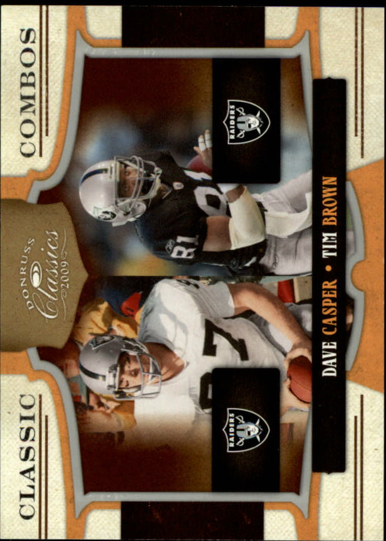 2009 Donruss Classics Classic Combos Silver #4 D.Casper/T.Brown