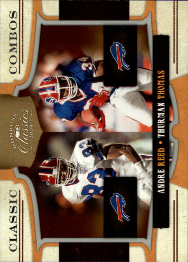 2009 Donruss Classics Classic Combos Silver #13 Andre Reed/Thurman Thomas