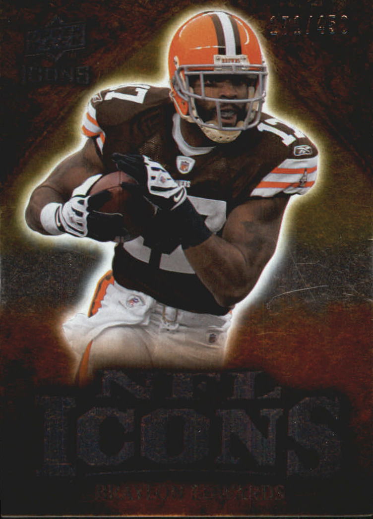2009 Upper Deck Icons NFL Icons Silver #ICBH Braylon Edwards