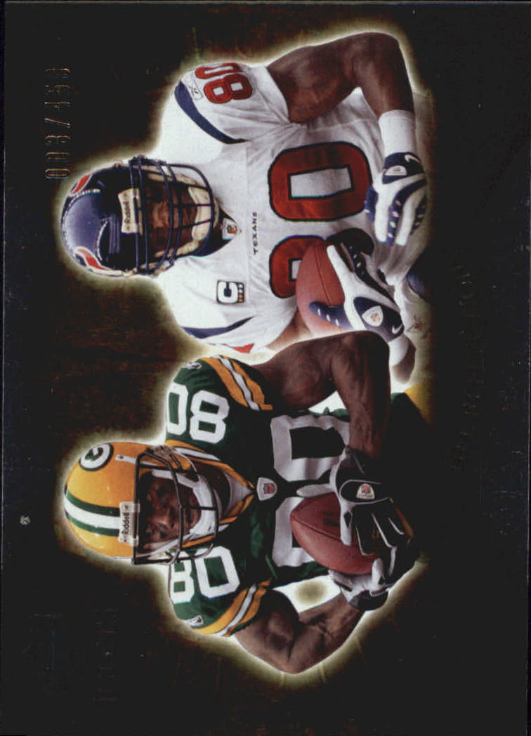 2009 Upper Deck Icons NFL Reflections Silver #RFDJ Andre Johnson/Donald Driver