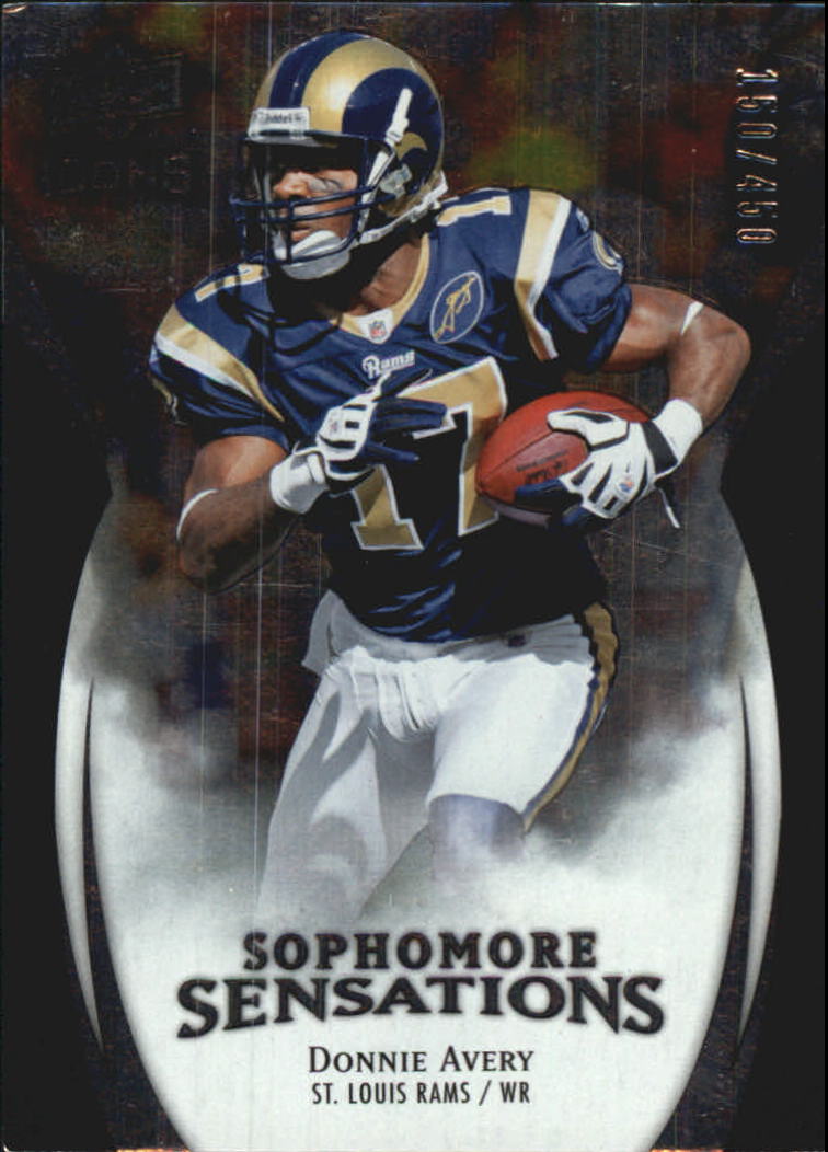 2009 Upper Deck Icons Sophomore Sensations Jerseys #SSDA Donnie Avery