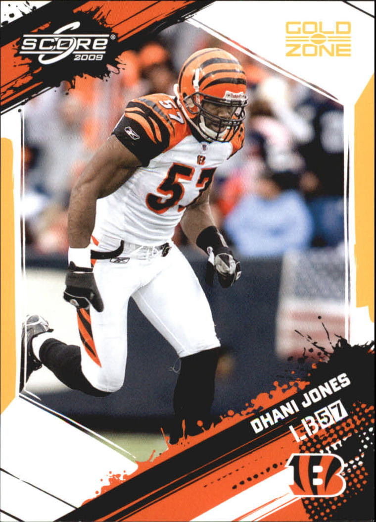 2009 Score Gold Zone Cincinnati Bengals Football Card 60