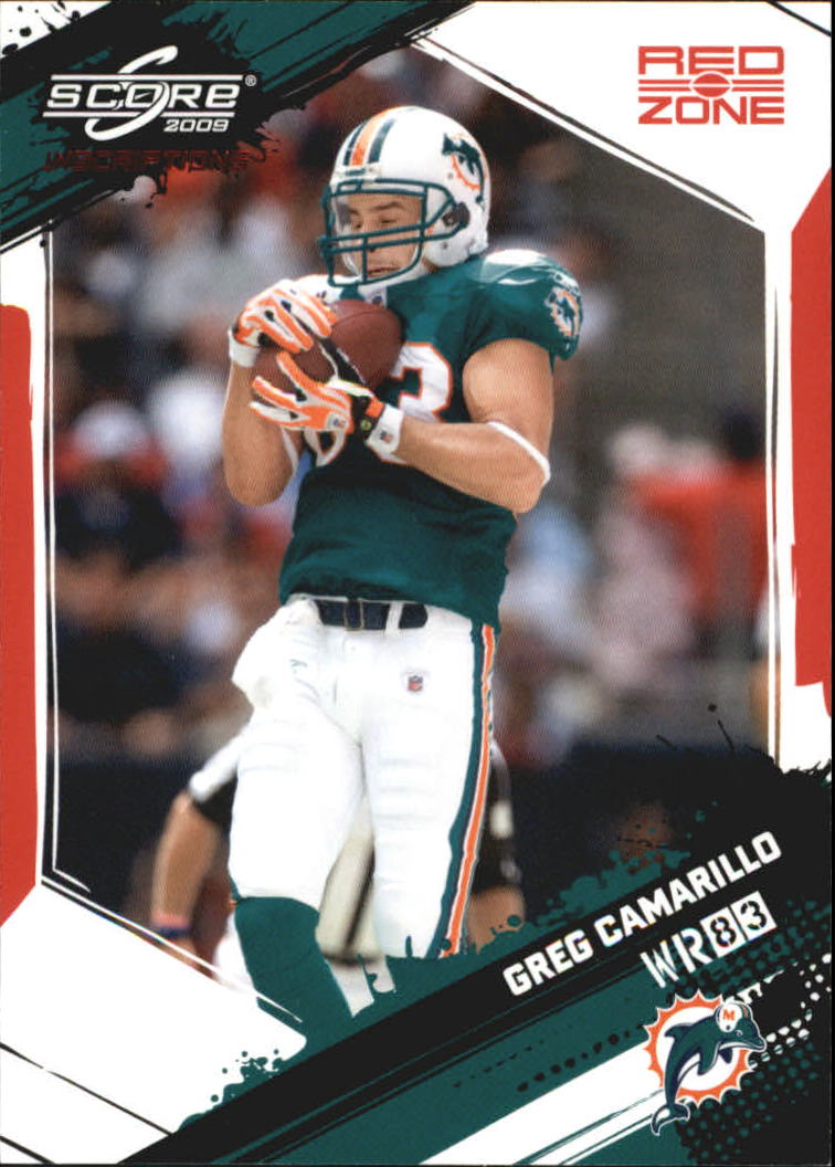 2009 Score Inscriptions Red Zone #156 Greg Camarillo