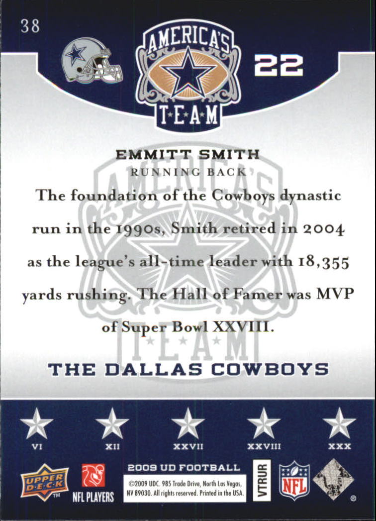 2009 Upper Deck America's Team Football Singles - You Choose - Bild 36 von 79
