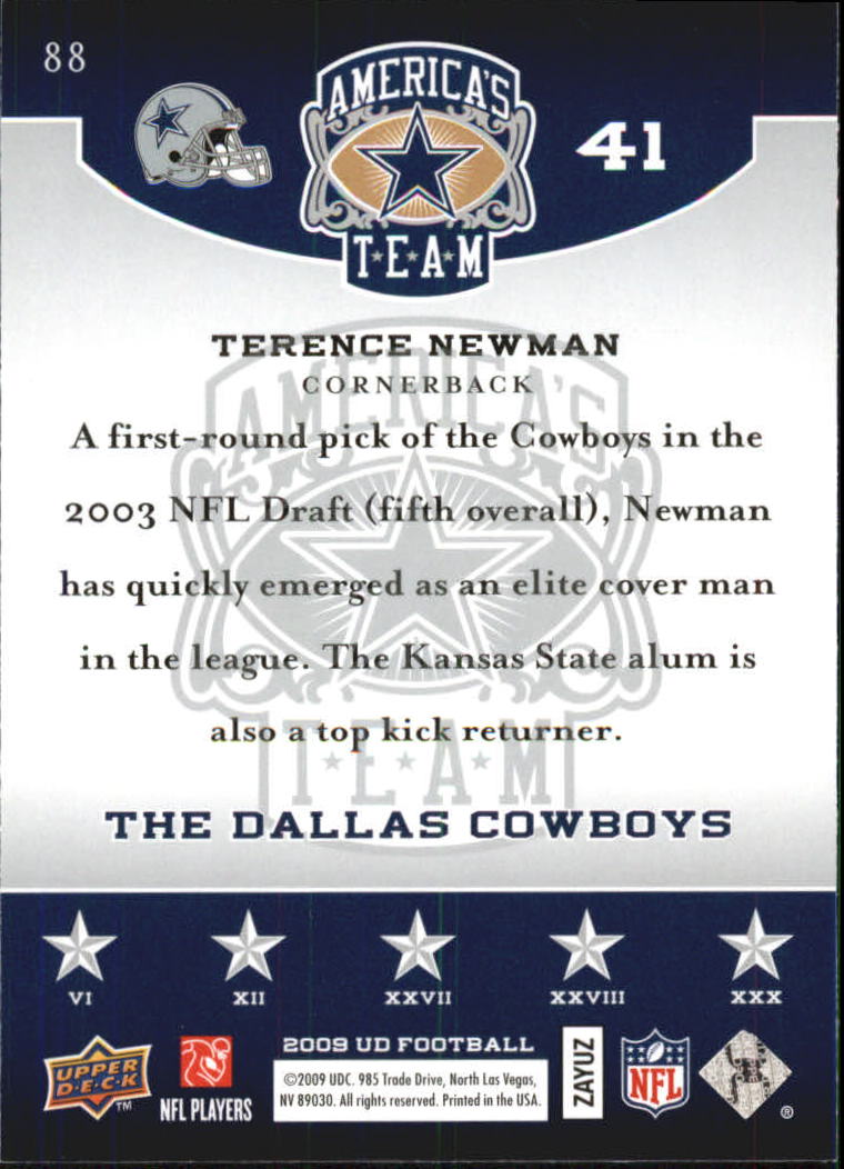 2009 Upper Deck America's Team Football Singles - You Choose - Bild 73 von 79