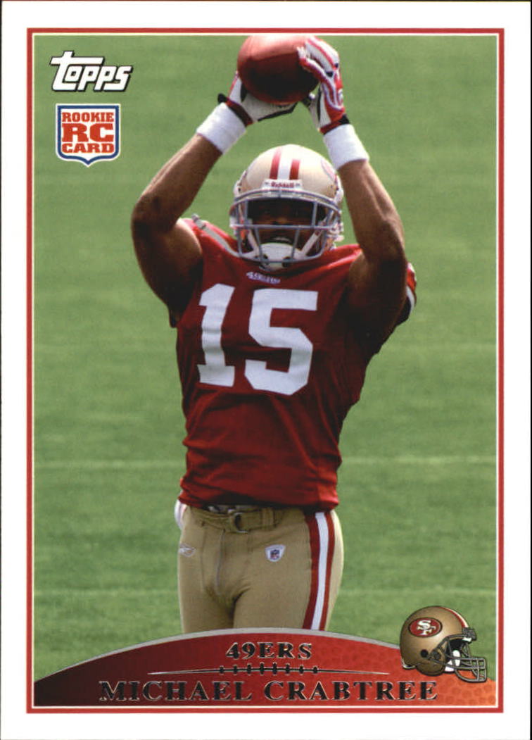 2009 Topps #420A Michael Crabtree RC
