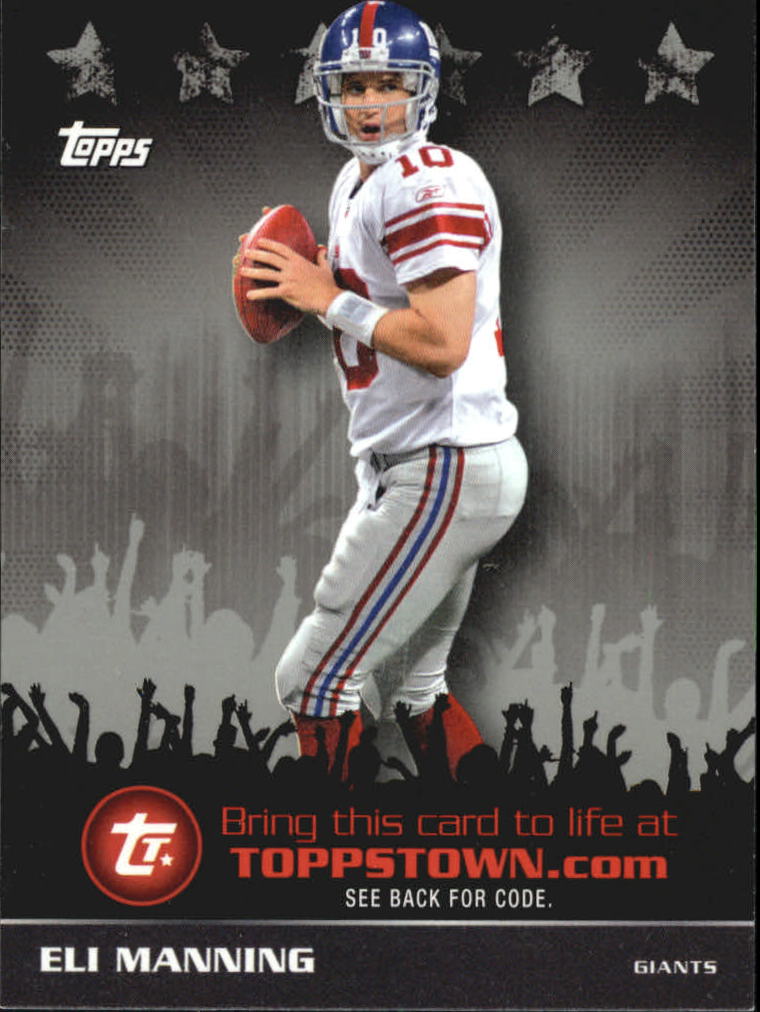 2009 Topps Topps Town Silver #TTT2 Eli Manning