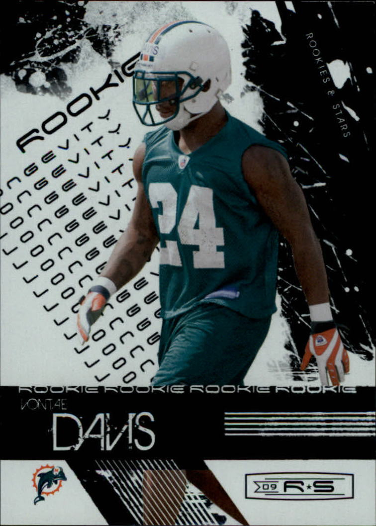 2009 Donruss Rookies and Stars Longevity Parallel Silver #199 Vontae Davis