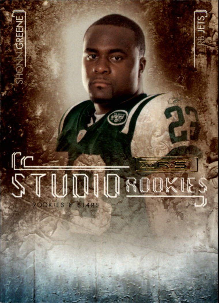 2009 Donruss Rookies and Stars Studio Rookies Gold #21 Shonn Greene