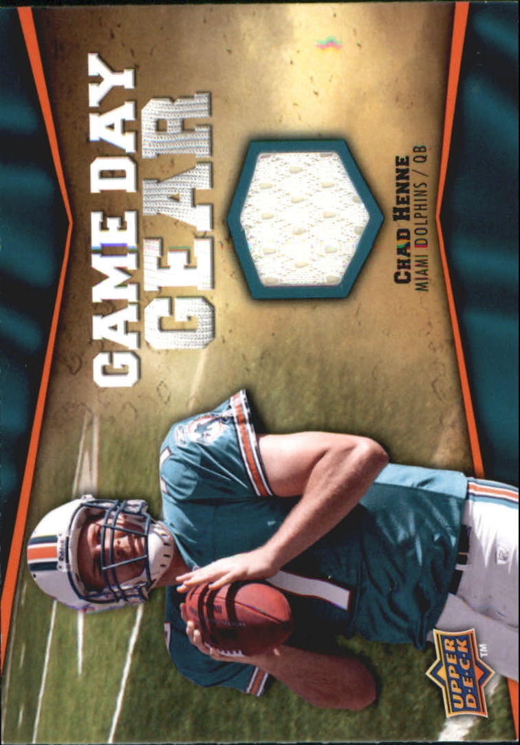 2009 Upper Deck Game Day Gear #HE Chad Henne