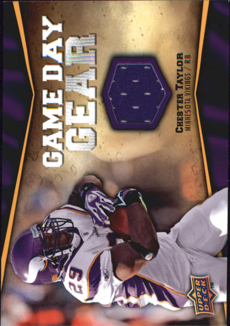 2009 Upper Deck Game Day Gear #CT Chester Taylor