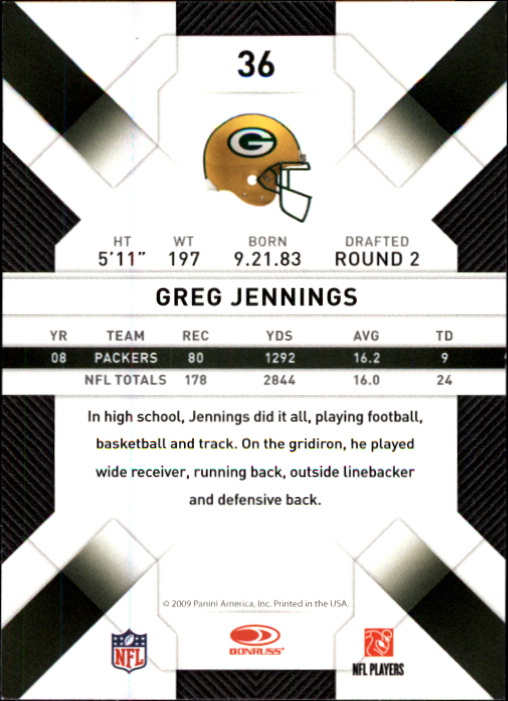 A6114- 2009 Donruss Threads FB Cards 1-200 +Inserts -You Pick- 15+ FREE US SHIP - Picture 71 of 248