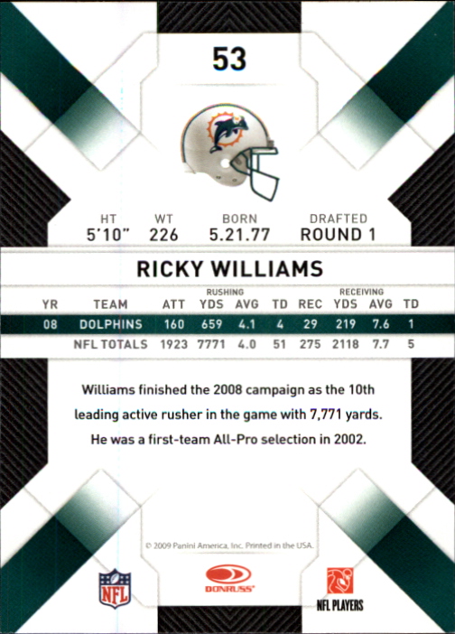 A6114- 2009 Donruss Threads FB Cards 1-200 +Inserts -You Pick- 15+ FREE US SHIP - Picture 105 of 248