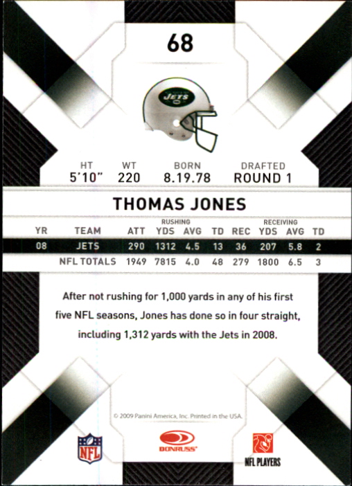 A6114- 2009 Donruss Threads FB Cards 1-200 +Inserts -You Pick- 15+ FREE US SHIP - Picture 135 of 248