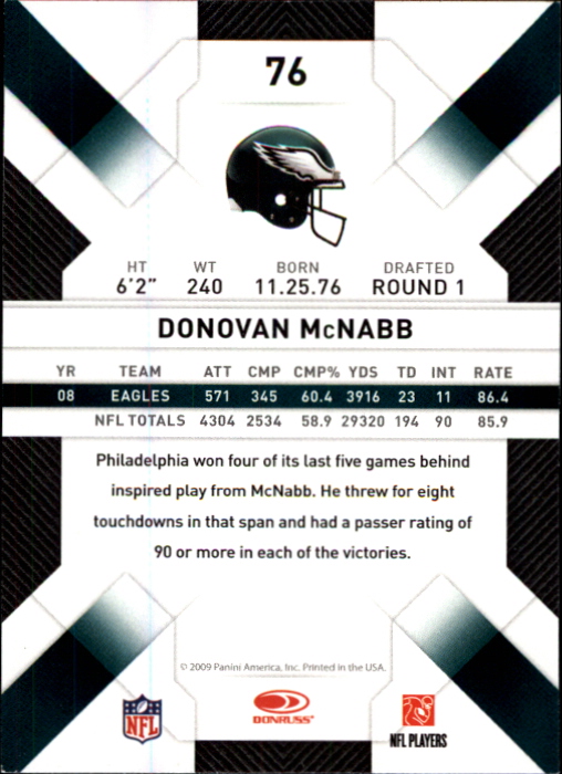 A6114- 2009 Donruss Threads FB Cards 1-200 +Inserts -You Pick- 15+ FREE US SHIP - Picture 151 of 248