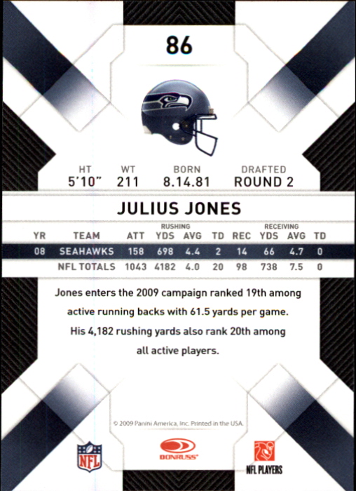 A6114- 2009 Donruss Threads FB Cards 1-200 +Inserts -You Pick- 15+ FREE US SHIP - Picture 171 of 248
