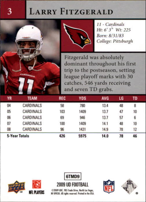 B1435- 2009 Upper Deck Fb Karte #S 1-200 + Rookies -du Pick- 15 + Gratis US - Bild 7 von 381