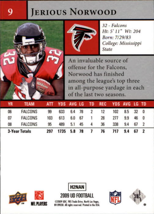 B1435- 2009 Upper Deck Fb Karte #S 1-200 + Rookies -du Pick- 15 + Gratis US - Bild 19 von 381
