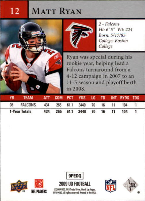 B1435- 2009 Upper Deck Fb Karte #S 1-200 + Rookies -du Pick- 15 + Gratis US - Bild 25 von 381