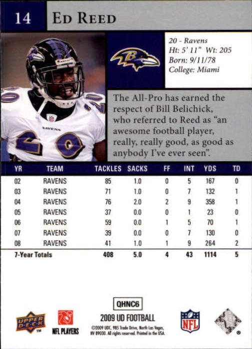 B1435- 2009 Upper Deck Fb Karte #S 1-200 + Rookies -du Pick- 15 + Gratis US - Bild 29 von 381
