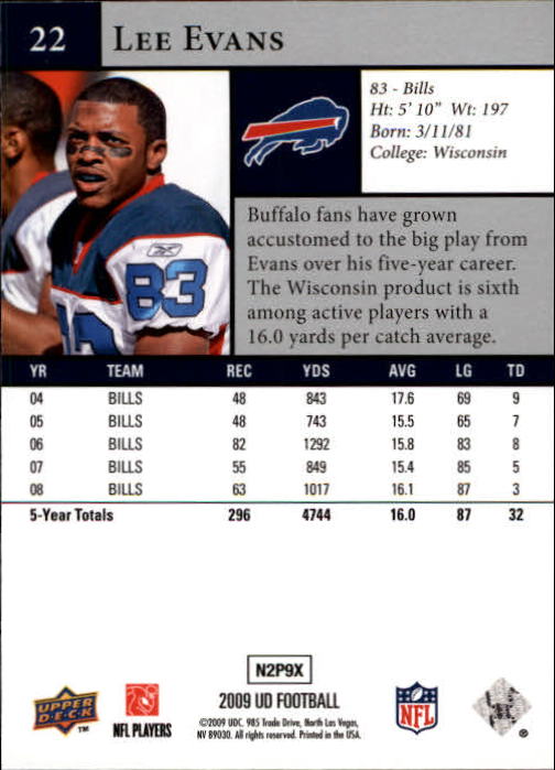 B1435- 2009 Upper Deck Fb Karte #S 1-200 + Rookies -du Pick- 15 + Gratis US - Bild 45 von 381