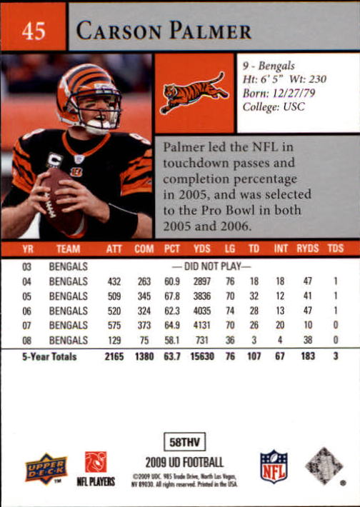 B1435- 2009 Upper Deck Fb Karte #S 1-200 + Rookies -du Pick- 15 + Gratis US - Bild 89 von 381