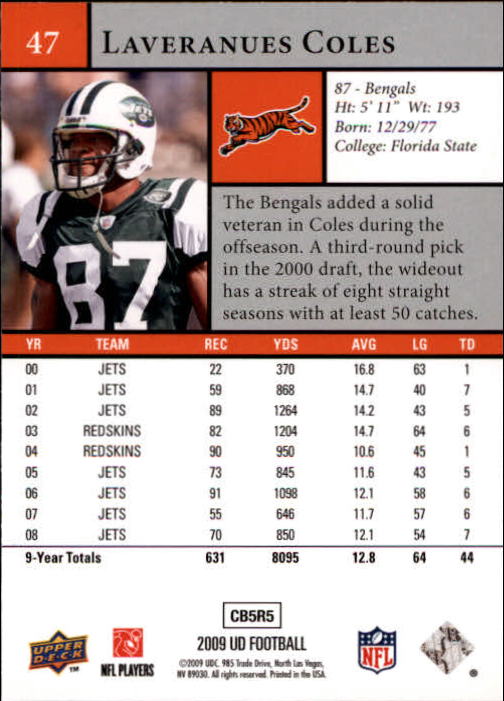 B1435- 2009 Upper Deck Fb Karte #S 1-200 + Rookies -du Pick- 15 + Gratis US - Bild 93 von 381