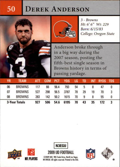 B1435- 2009 Upper Deck Fb Karte #S 1-200 + Rookies -du Pick- 15 + Gratis US - Bild 99 von 381