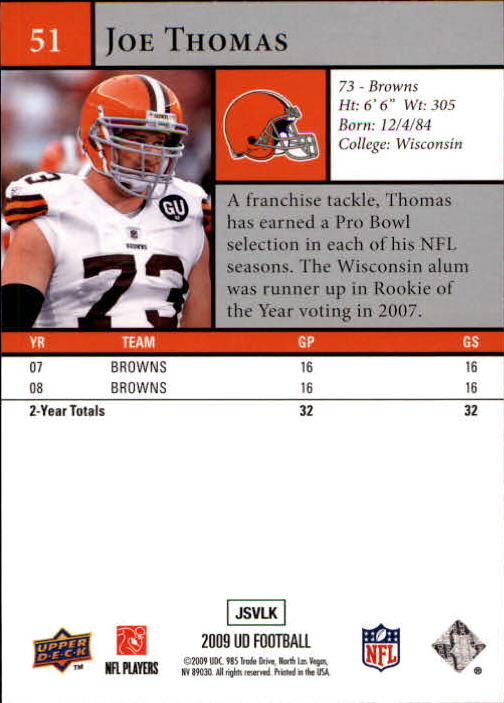 B1435- 2009 Upper Deck Fb Karte #S 1-200 + Rookies -du Pick- 15 + Gratis US - Bild 101 von 381
