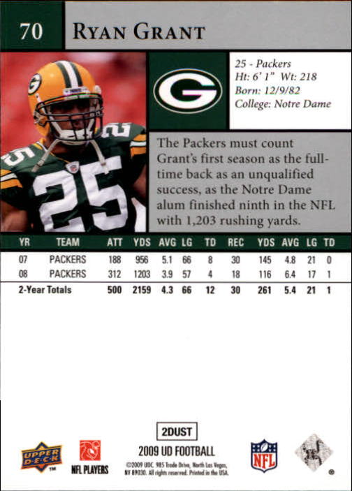 B1435- 2009 Upper Deck Fb Karte #S 1-200 + Rookies -du Pick- 15 + Gratis US - Bild 137 von 381
