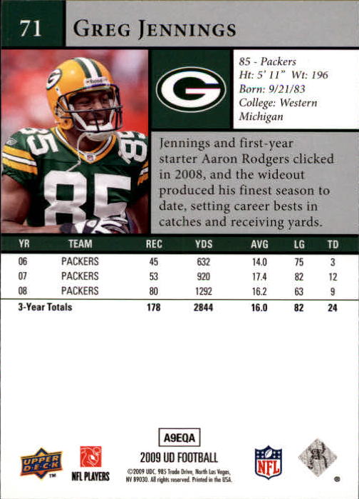B1435- 2009 Upper Deck Fb Karte #S 1-200 + Rookies -du Pick- 15 + Gratis US - Bild 139 von 381