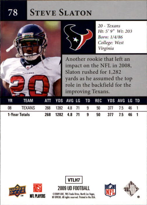 B1435- 2009 Upper Deck Fb Karte #S 1-200 + Rookies -du Pick- 15 + Gratis US - Bild 153 von 381