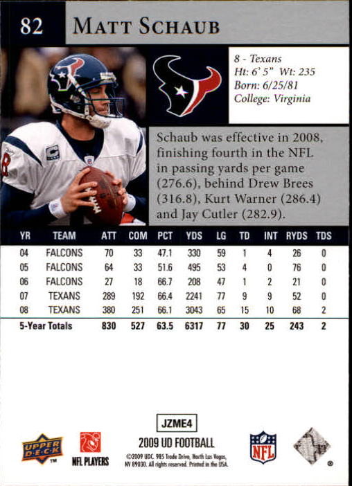 B1435- 2009 Upper Deck Fb Karte #S 1-200 + Rookies -du Pick- 15 + Gratis US - Bild 161 von 381