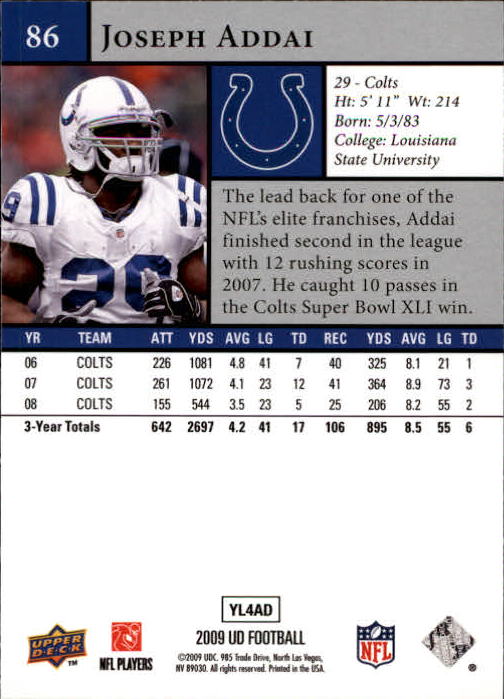 B1435- 2009 Upper Deck Fb Karte #S 1-200 + Rookies -du Pick- 15 + Gratis US - Bild 169 von 381