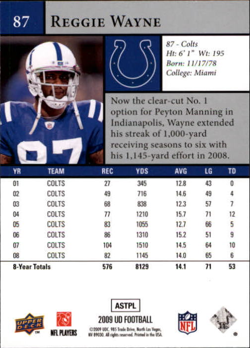 B1435- 2009 Upper Deck Fb Karte #S 1-200 + Rookies -du Pick- 15 + Gratis US - Bild 171 von 381