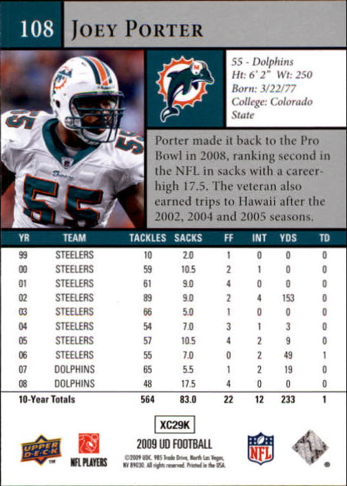 B1435- 2009 Upper Deck Fb Karte #S 1-200 + Rookies -du Pick- 15 + Gratis US - Bild 213 von 381