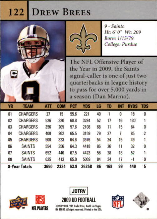 B1435- 2009 Upper Deck Fb Karte #S 1-200 + Rookies -du Pick- 15 + Gratis US - Bild 237 von 381