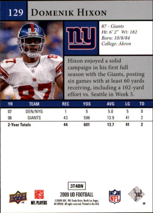 B1435- 2009 Upper Deck Fb Karte #S 1-200 + Rookies -du Pick- 15 + Gratis US - Bild 251 von 381