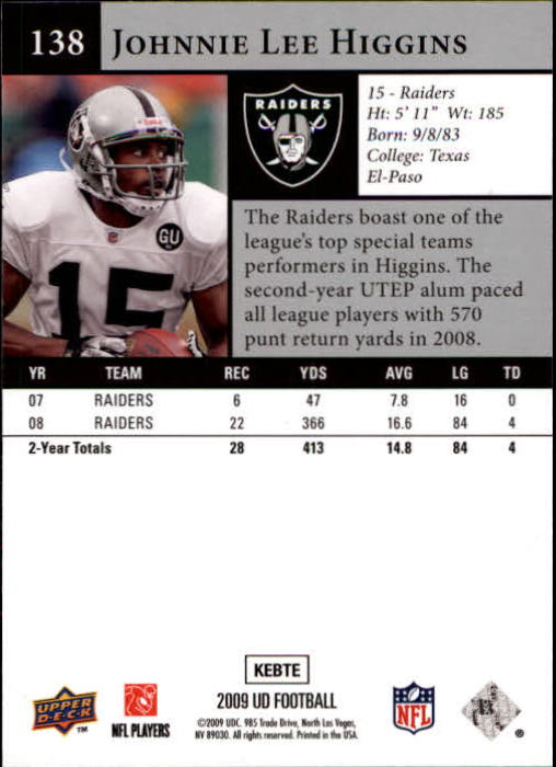 B1435- 2009 Upper Deck Fb Karte #S 1-200 + Rookies -du Pick- 15 + Gratis US - Bild 269 von 381
