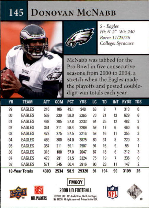 B1435- 2009 Upper Deck Fb Karte #S 1-200 + Rookies -du Pick- 15 + Gratis US - Bild 283 von 381
